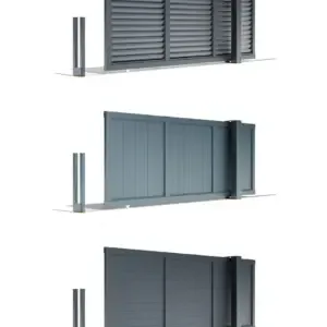 Aluminium Tracked Sliding Gates