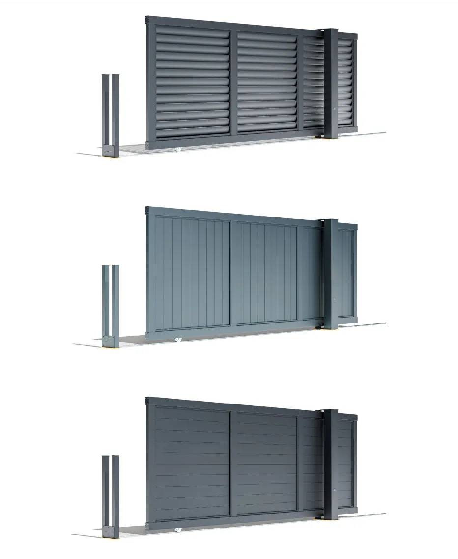 Aluminium Tracked Sliding Gates