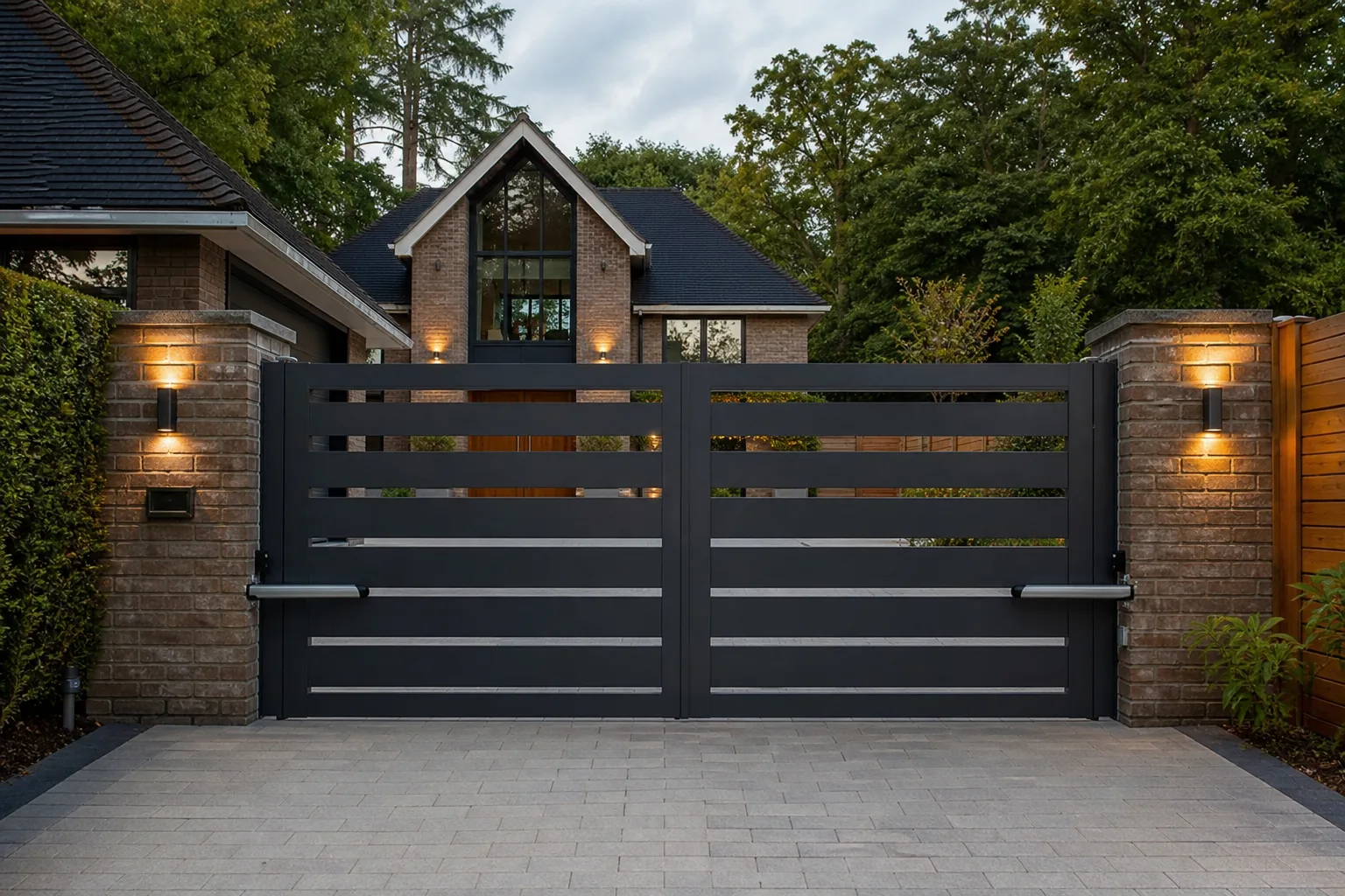 Electric driveway gate in Solihull, West Midlands