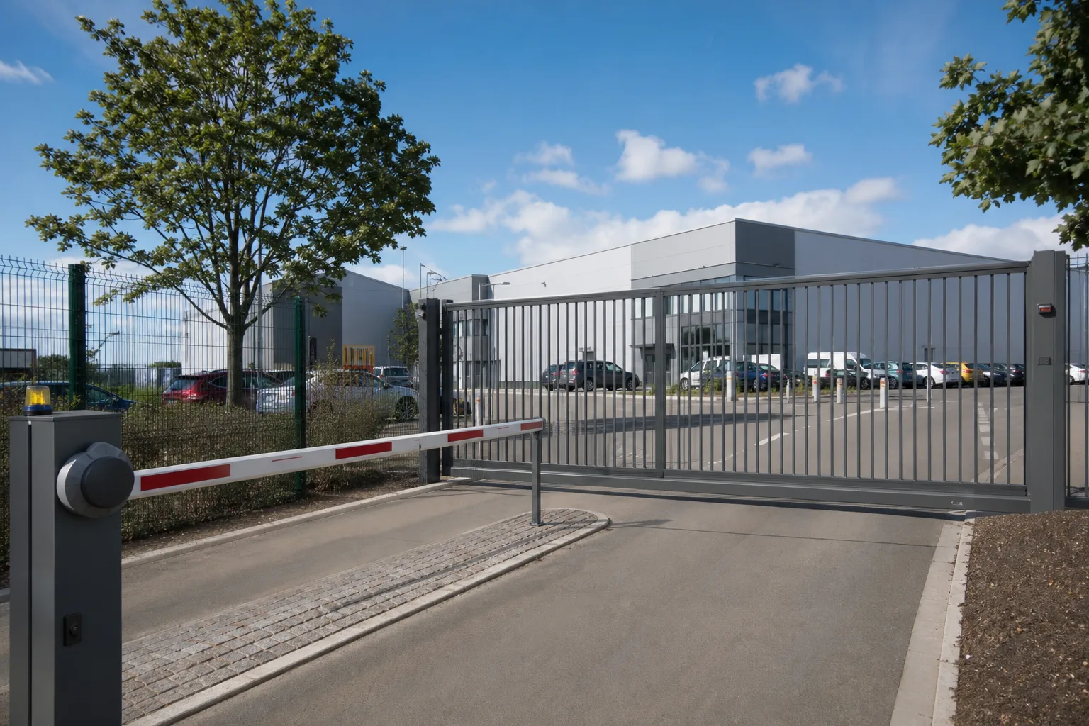 Commercial barrier installation in Wolverhampton, West Midlands